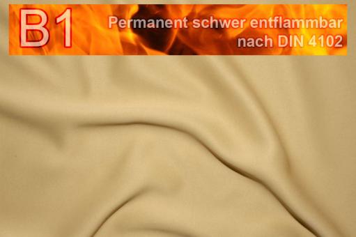 Blackout exclusiv - Permanent schwer entflammbar Beige