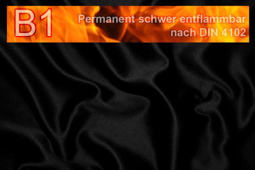 Blackout exclusiv - Permanent schwer entflammbar Schwarz