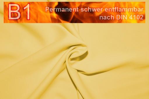 Blackout permanent schwer entflammbar Gelb