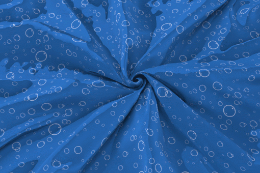 Softshell Premium - Luftblasen Blau