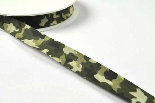 Military-Schrägband - 2/3,4 cm - meterweise 