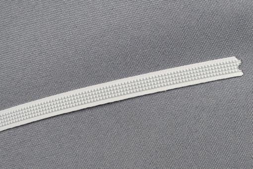 Stäbchenband - 7 mm - meterweise - Weiß 