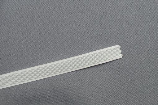 Stäbchen-Band - 12 mm - meterweise - Weiß 