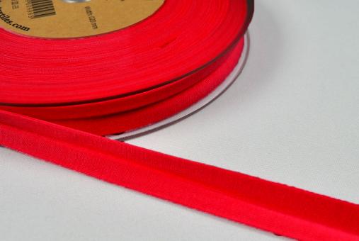 Schrägband - Jersey - 2/4 cm - Uni Rot