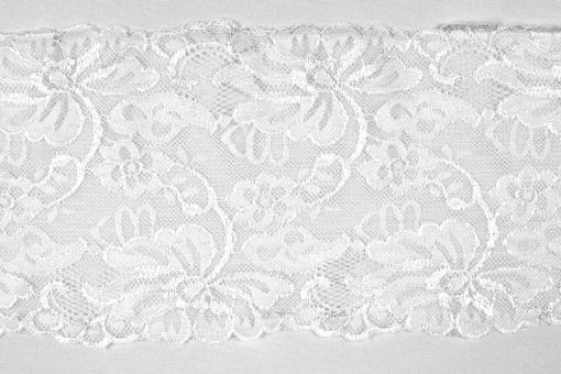Spitzenband - Emilia Nr.1 - 15 cm Weiß