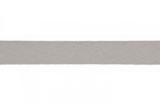 Double-Gauze - Einfassband Silber 