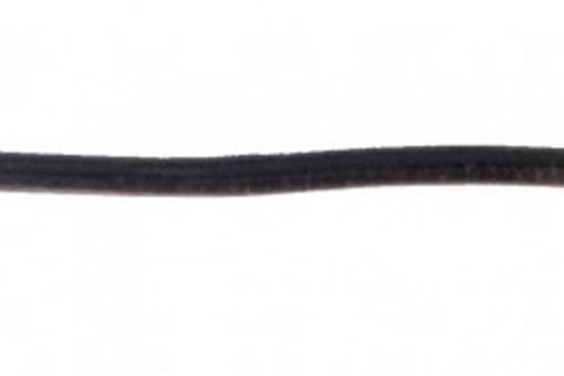 Lederkordel - Schwarz - 4 mm - Meterware 