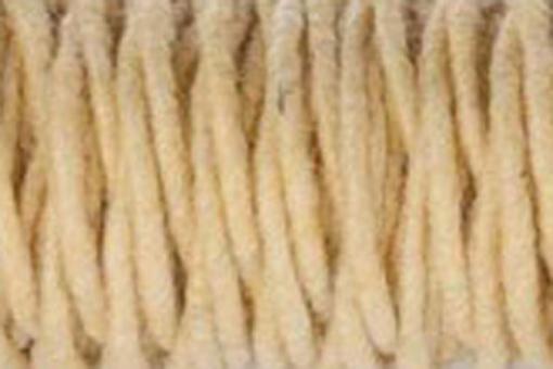 Wollkordel gefilzt 5 mm stark - Jutekern - 55 m-Rolle Hellbeige