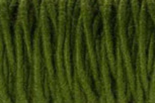 Wollkordel gefilzt 5 mm stark - Jutekern - 55 m-Rolle Grün 