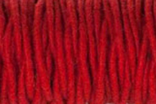 Wollkordel gefilzt 5 mm stark - Jutekern - 55 m-Rolle Rot