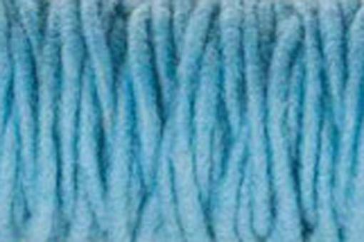 Wollkordel gefilzt 5 mm stark - Jutekern - 55 m-Rolle Hellblau