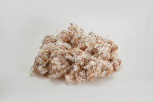 Wollflocken 250 g Beige Melange