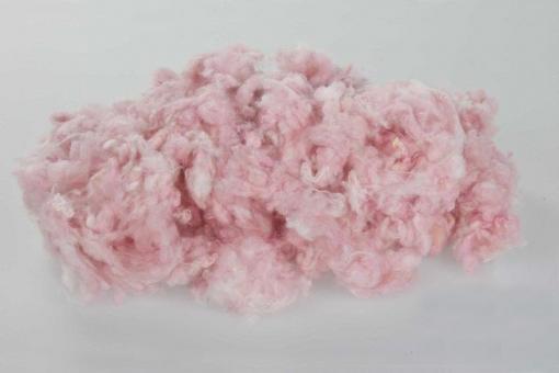 Wollflocken 250 g Rosa