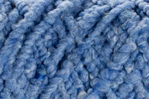 Wollkordel gefilzt - 10 mm - 25 Meter Rolle Blau Melange
