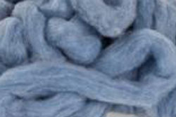 Wollstrang 3-4 cm stark - 10 m Paket Blau Melange