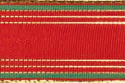Stoffband Metallstreifen 25mm - 20m Rolle Rot