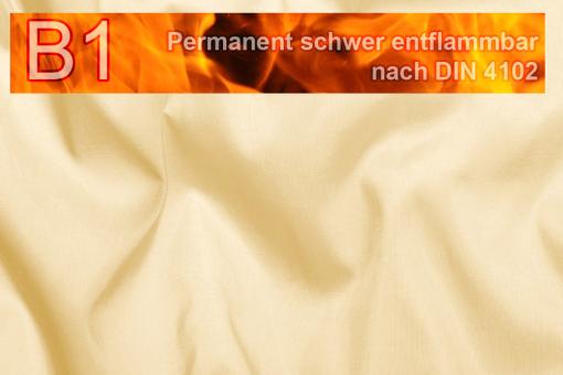 Dekorations-Taft - permanent schwer entflammbar B1 Champagner