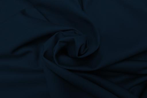 Baumwollstoff Köperbindung - Uni Nachtblau