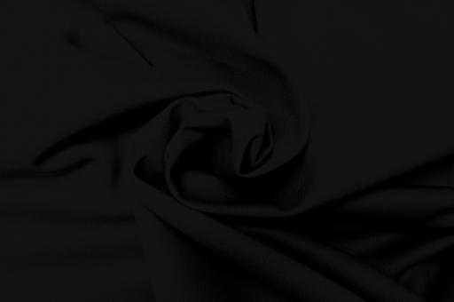 Baumwollstoff Köperbindung - Uni Schwarz