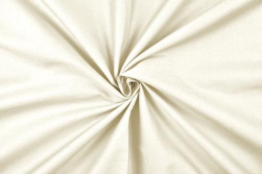 Popeline-Baumwollstoff - Uni Creme