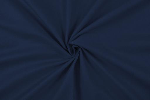 Popeline-Baumwollstoff - Uni Nachtblau