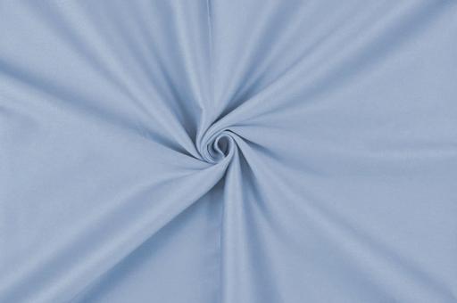 Baumwoll-Satin elastisch - Uni Hellblau