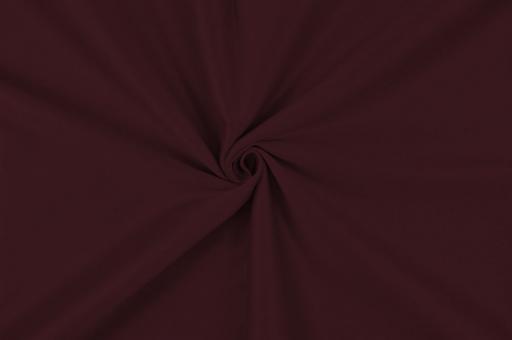 Baumwoll-Satin elastisch - Uni Bordeaux