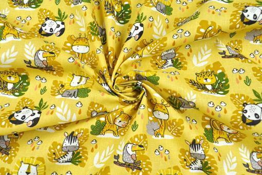 Baumwollstoff - Wild Animals 