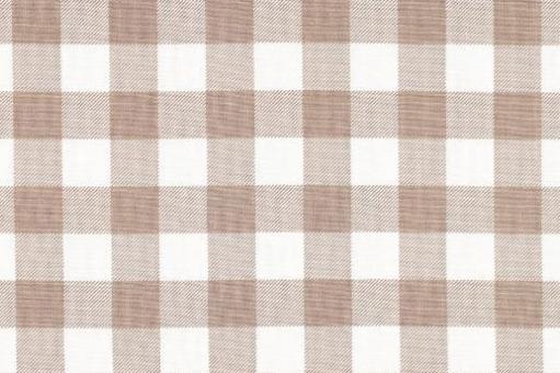 Canvas Baumwolle - wasserdicht - Karos Beige