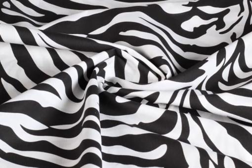 Baumwollstoff - Zebra-Print 