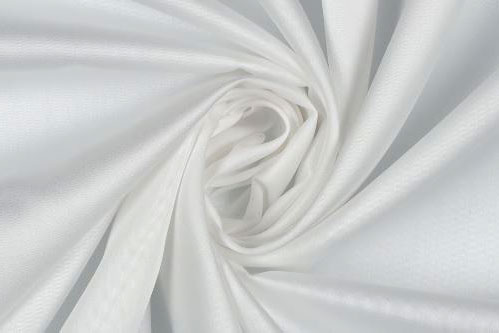 Baumwoll-Satin - Seidenglanz Weiß