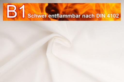 Allround Stoff exclusiv - schwer entflammbar Creme