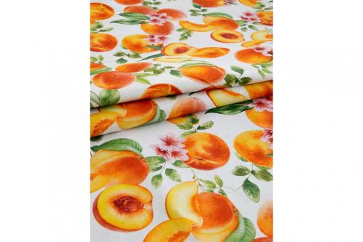 Recycling-Dekostoff - Peach Summer 