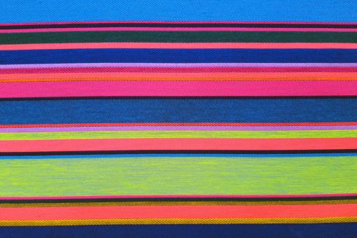 Jacquard Dekostoff - Neon Stripes 