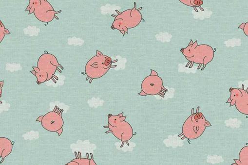 Dekostoff - Flying Piggies 