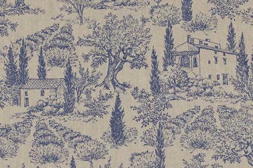 Dekostoff im Leinen-Look - Toile de Lavender 