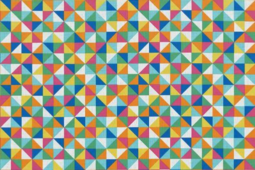 Dekostoff mit bunten Rauten 