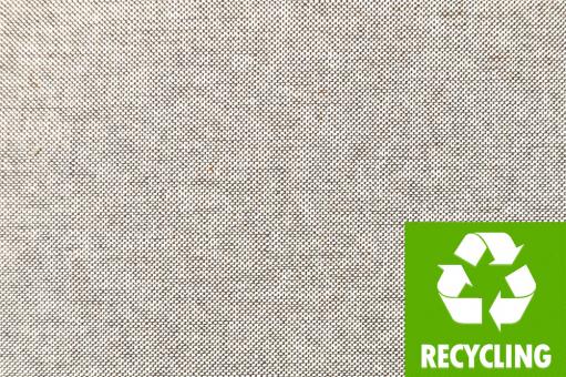 Dekostoff Recycling Leinenlook - Braun - 280 cm breit 