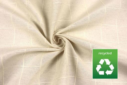 Dekostoff-Recycling - Casablanca - Creme - 280 cm 