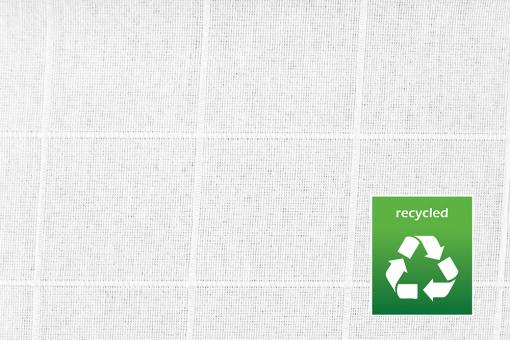 Tischdeckenstoff-Recycling - Elli - Weiß - 280 cm breit 