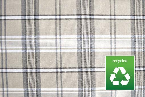 Dekostoff Recycling - Schottenkaro - 280 cm breit 