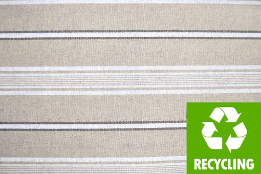 Dekostoff Recycling - Stripe Pattern - 280 cm breit 