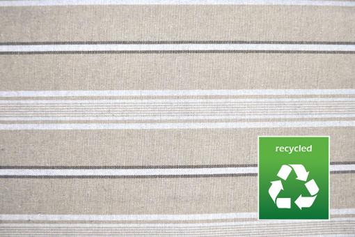 Dekostoff Recycling - Stripe Pattern - 280 cm breit 