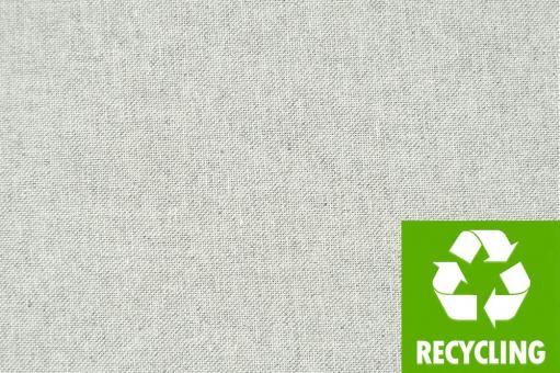 Dekostoff Recycling - Grau Melange - 280 cm breit 
