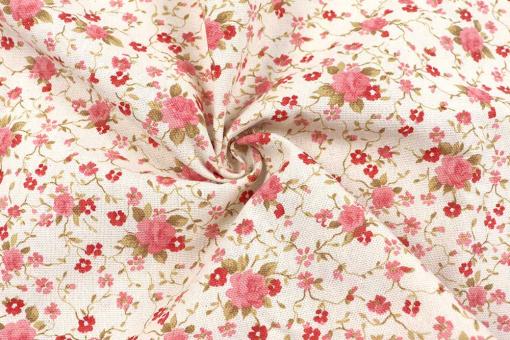 Dekostoff Panama - 280 cm - Rosen-Liebe 