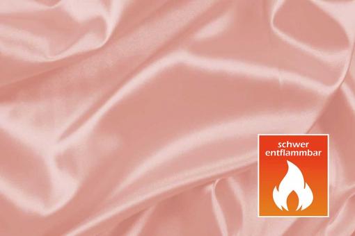Event-Satin - 308 cm - perm. schwer entflammbar Rosa