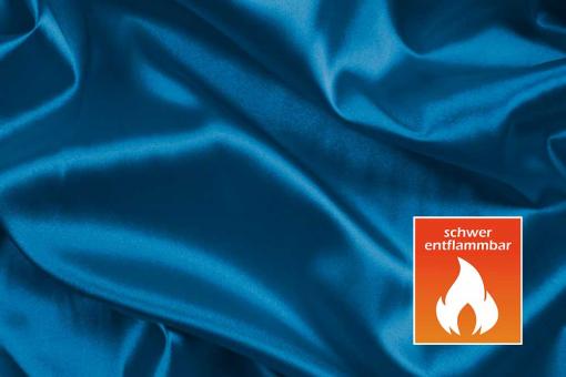 Event-Satin - 308 cm - perm. schwer entflammbar Royalblau