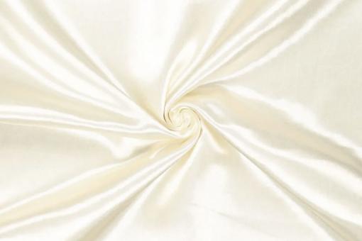Satin-Stoff - 280 cm breit Creme