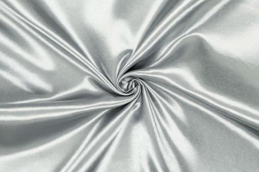 Satin-Stoff - 280 cm breit Silber