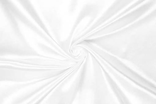 Satin-Stoff - 280 cm breit Weiß